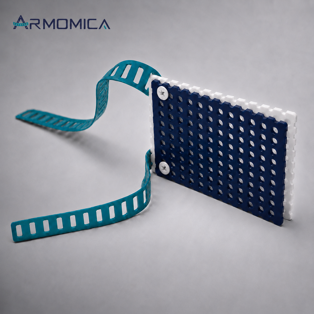 Prototipo ARMOMICA™ con logo